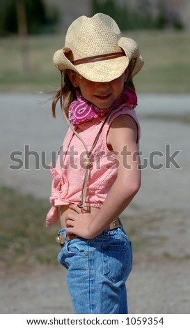 Little Cowgirl with Attitude