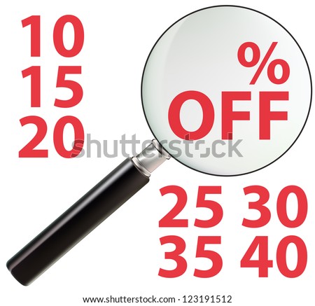 Discount price, promotional sale. Cut and paste the number on the lens.