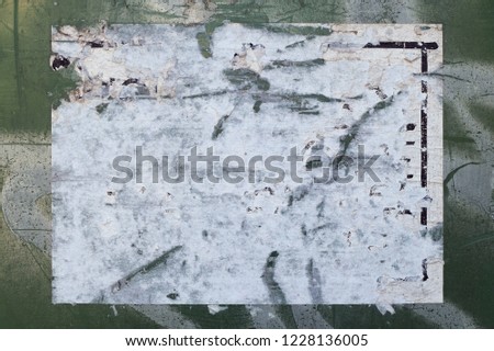 Similar – Image, Stock Photo Torn Paper remnants Poster
