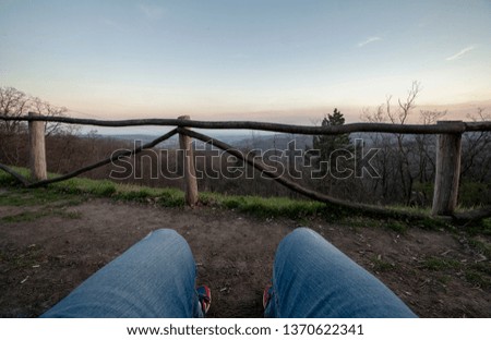 Similar – Image, Stock Photo Not visible at first sight, but the light makes the grimace visible