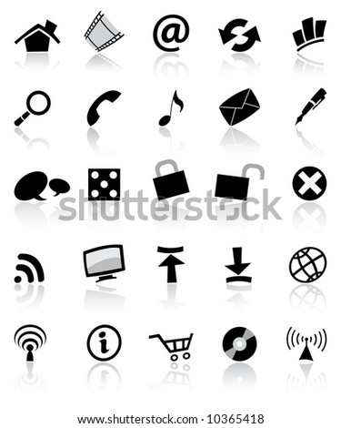 web icons (Black & White)