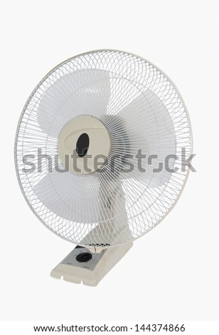 Close-up of an electric fan