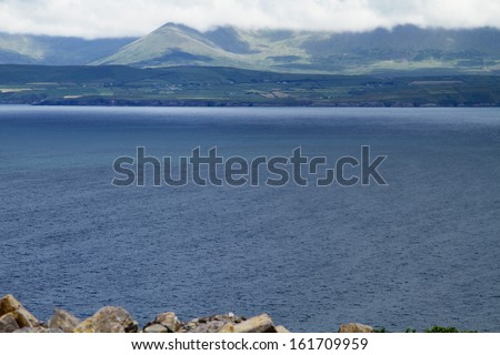 Lake with mountains in the background, Lakes of Killarney, County Kerry, Republic of Ireland
