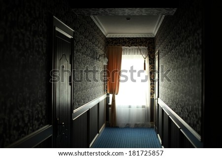 window light at the end of the corridor