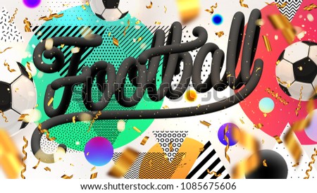 soccer game poster design with text space download free vector art