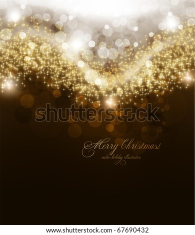 Elegant Christmas Background With Place For New Year Text Invitation ...
