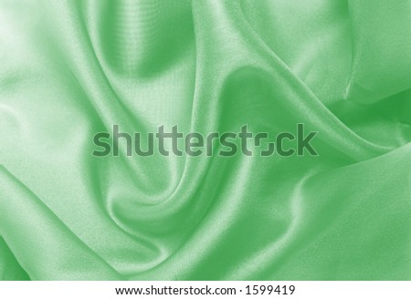 green soft fabric background