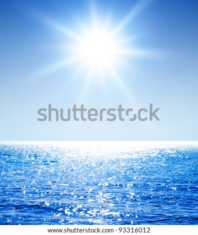 sun and sea.