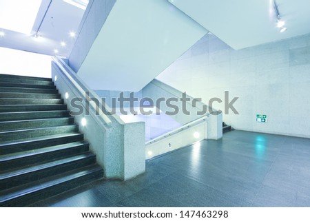 stairs in china guangdong art gallery hall
