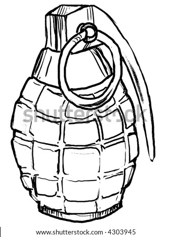 Vector Grenade - 4303945 : Shutterstock