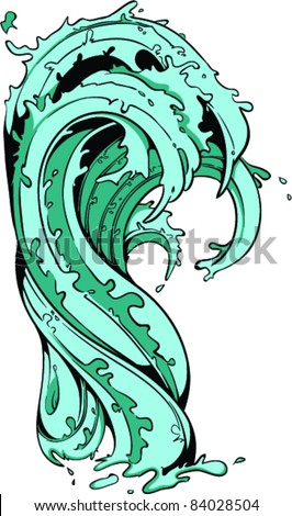 Vector Tattoo Waves - 84028504 : Shutterstock