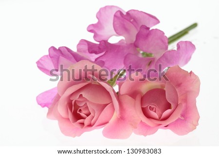 Flower arrangement of a gentle sign of spring