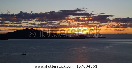Sailing at sunrise - a beautiful experience