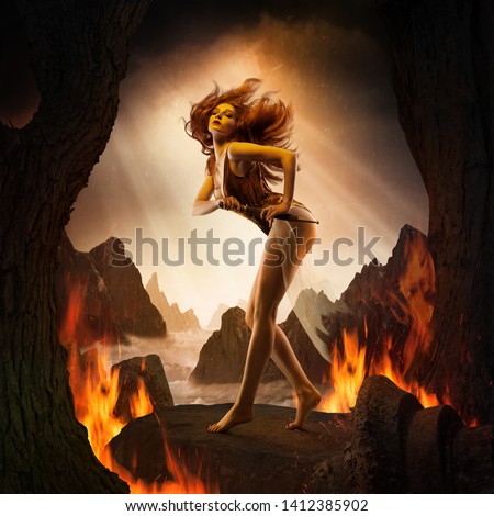 Similar – Image, Stock Photo desert romance magical