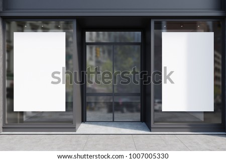 Similar – Image, Stock Photo Façade and two windows of a residential house of the 60s, ochre yellow and pink in geometric representation