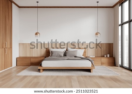 Similar – Image, Stock Photo Duvet at the window