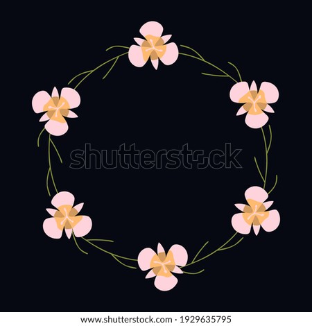 Utah vector floral simple wreath