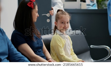 Similar – Image, Stock Photo Little girl waiting for her mom