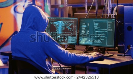 Similar – Image, Stock Photo darknet Technology