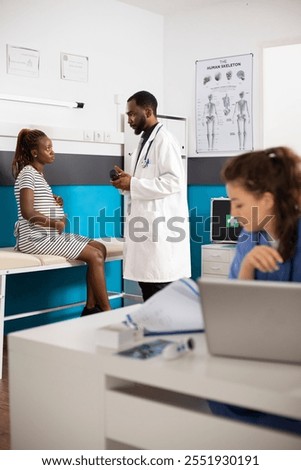 Similar – Image, Stock Photo Mother nursing while read a book