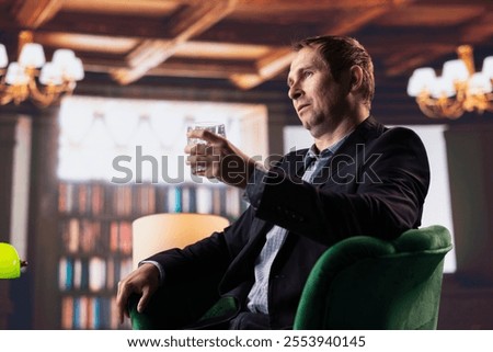 Similar – Image, Stock Photo Fine Society | Drinking Water Fountain