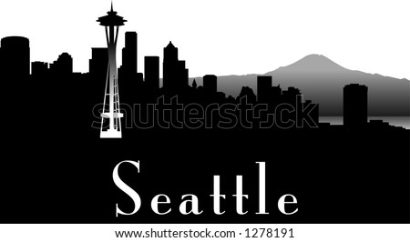 Seattle Skyline Outline | Seattle skyline outline, Skyline, Seattle skyline