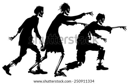 Zombie Silhouette Free Vector Art (99 Free Downloads) Zombie Silhouette Free Vector Art (99 Free Downloads)