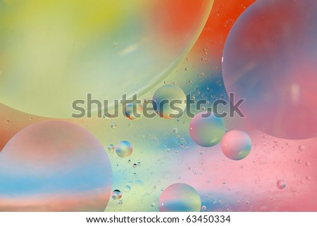 Abstract Background with soothing mix of complementary colors. Entirely captured  in camera -