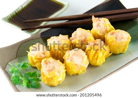 Steamed shrimp dumplings