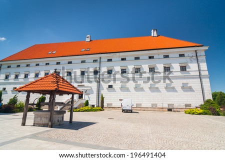 Sandomierz, Poland - MAY 23: Sandomierz is known for its Old Town, which is a major tourist attraction. MAY 23, 2014. Sandomierz, Poland.