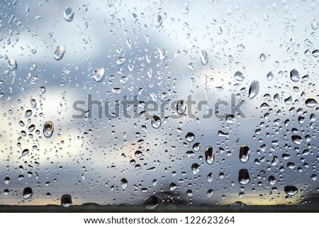 Rain on the window