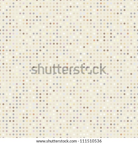Seamless polka dot pattern, vector background