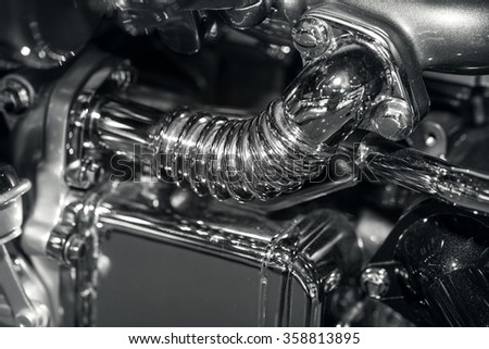 Part Of Car'S Engine Stock Photo 358813895 : Shutterstock