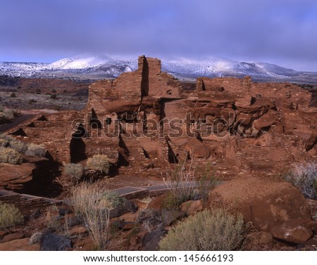Wupatki National Monument, Arizona/The tall house/ The Hopis named the Wupatki ruin the \