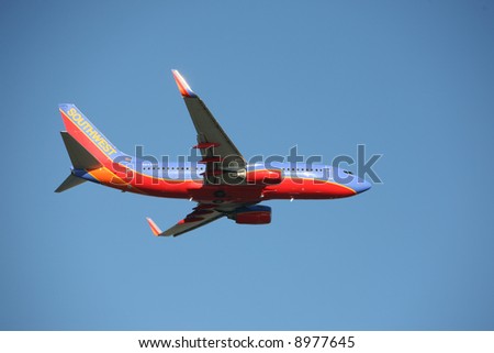 Southwest airlines 737 taking off