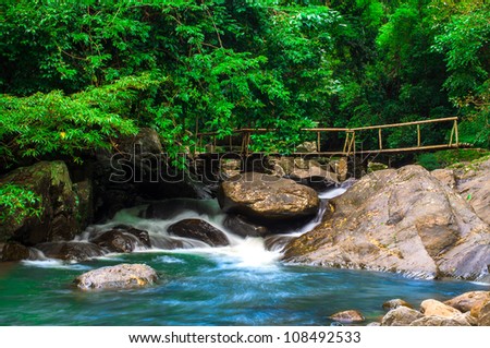 Waterfall in National Park, PALA-U Waterfall, Thailand