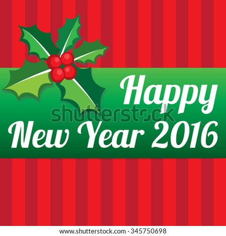 Happy New Year 2016 Banner Stock Vector Illustration 345750698 : Shutterstock