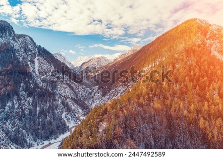 Similar – Foto Bild Sonnenaufgang im Triglav Nationalpark