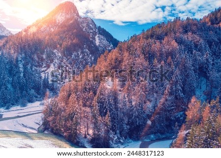 Similar – Foto Bild Sonnenaufgang im Triglav Nationalpark