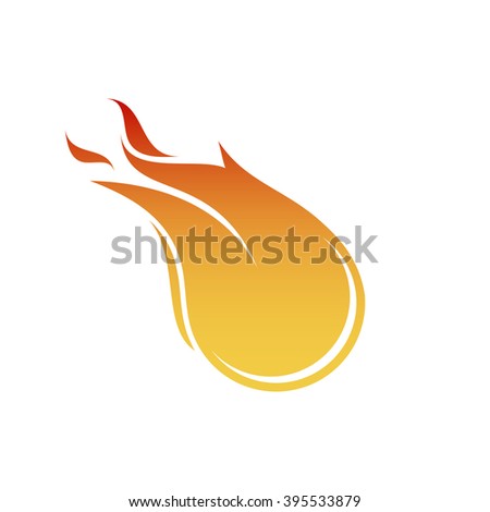 Fireball Stock Vector Illustration 395533879 : Shutterstock