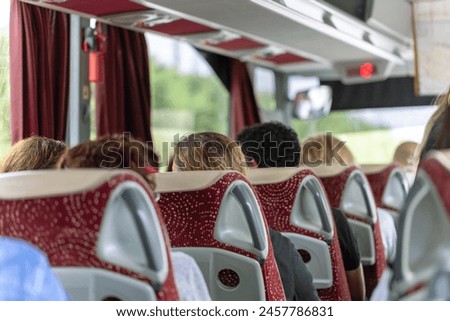 Similar – Image, Stock Photo Coach Bus