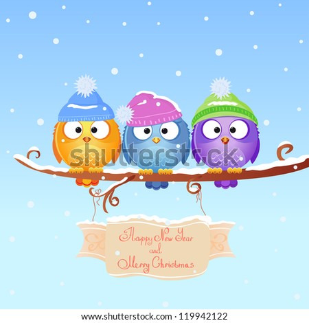 Similar – Image, Stock Photo Three Christmas caps