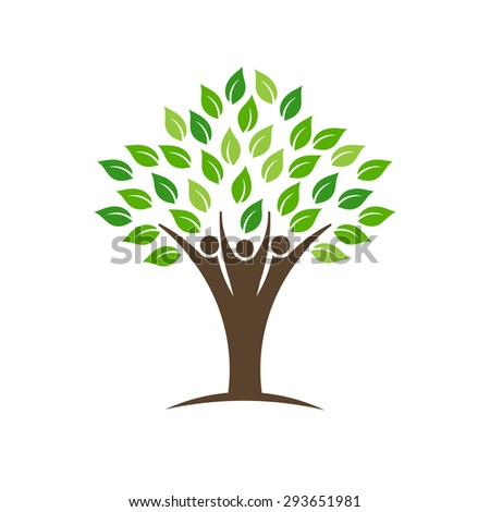 People group tree logo
