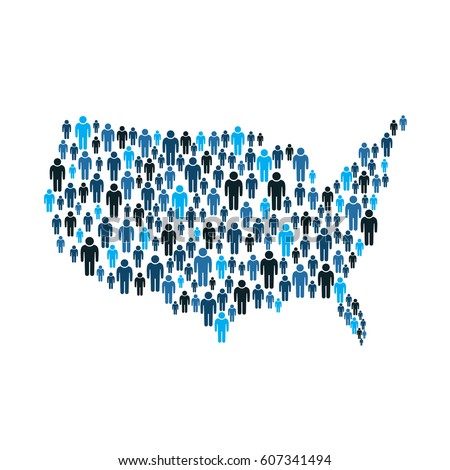 American People by the Map illustration 