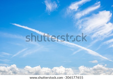 Blue sky clouds texture