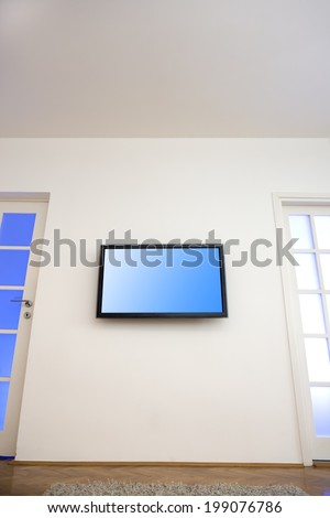 Modern living-room with TV
