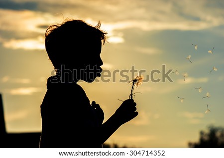 Similar – Image, Stock Photo Little boy with flower in the hands