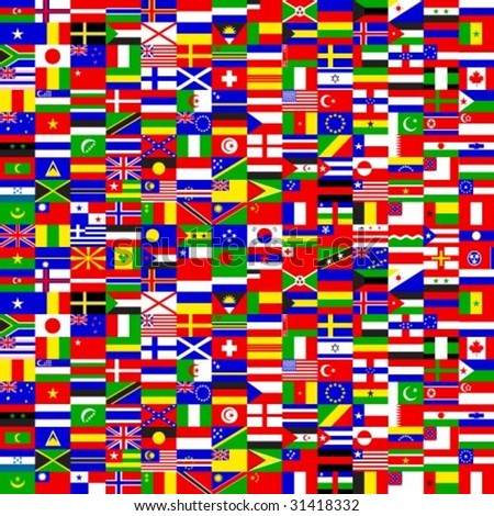 Vector Seamless Texture Of Flags - 31418332 : Shutterstock