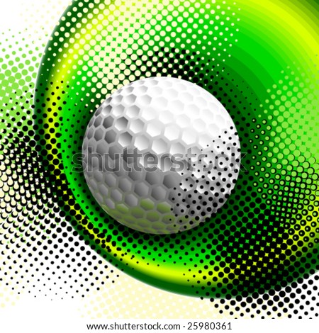 Vector golf ball