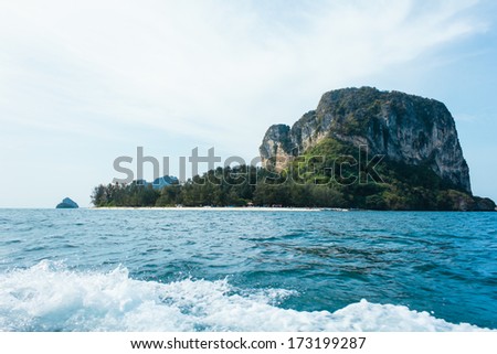 view of andaman sea in Thailand (sea & island)